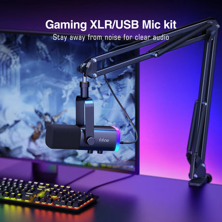 Gaming Microphone Kit with Headphone FIFINE XLR/USB