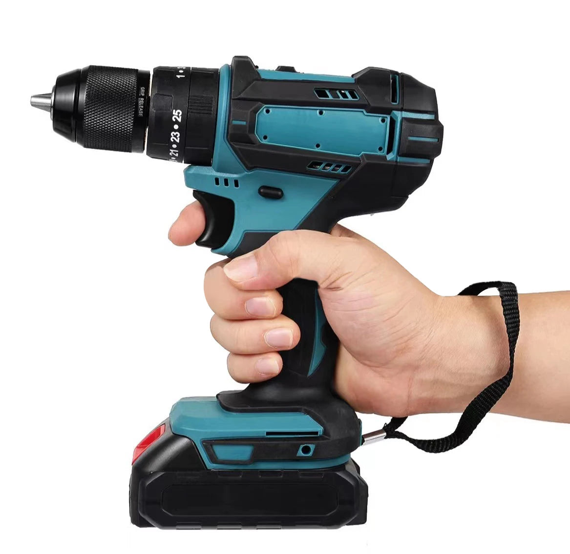 Perceuse à percussion électrique 3 en 1, marteau perforateur plat, tournevis électrique