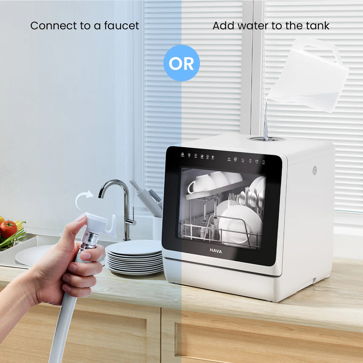 Mini Lave-vaisselle Compact HAVA R09