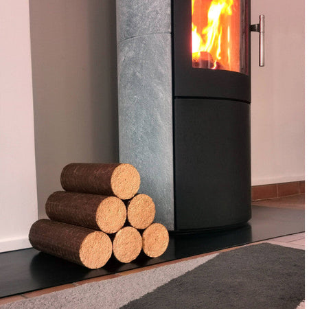 Bûches compressées 100% hêtre - Palette de 1040kg